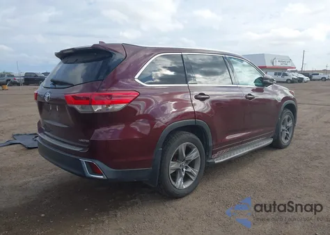 2018 Toyota Highlander Limited Platinum from USA, damaged, VIN 5TDYZRFH3JS271837